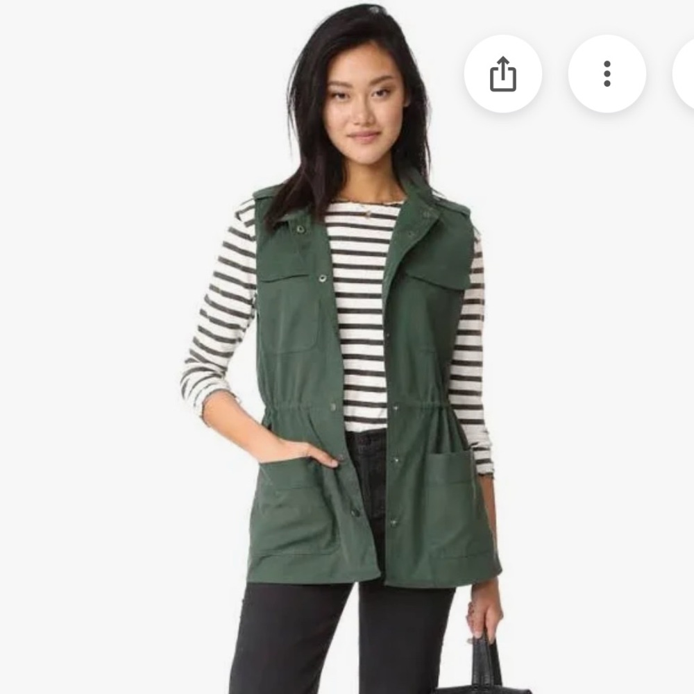 Cupcakes & Cashmere Sage Green Jacket